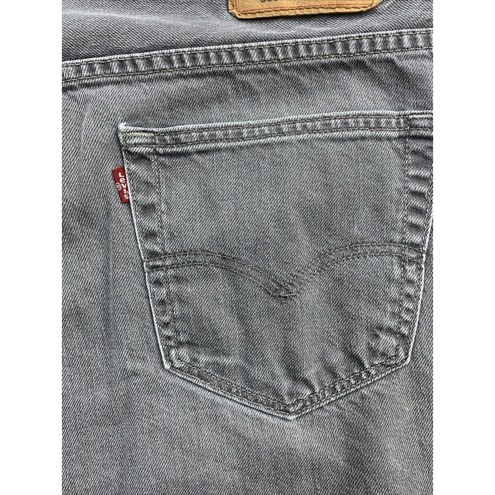 Levi Strauss 569 Denim Jeans Men's Size W36 L34 Gray Wash Stained Thrashed - Picture 15 of 16